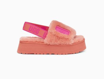 UGG Disco Slide Womens Slippers Coral - AU 627ZL